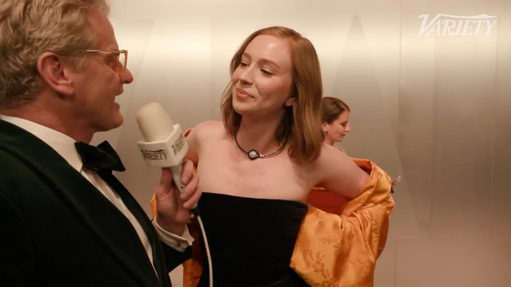 Hannah Einbinder says she felt "absolute pride" hearing Javier Bardem say "Free Palestine" at the Oscars “in a room like that”, how he’s always outspoken and that she wasn't surprised nobody else said anything.