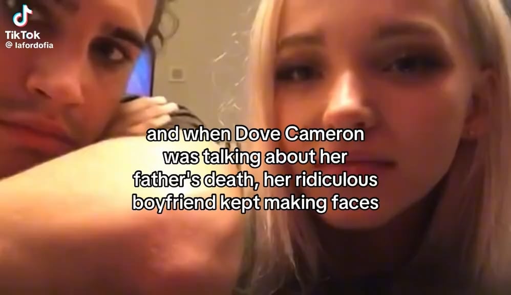 Clip resurfaces of Ryan Mccartan seemingly mocking Dove Cameron after opening up about father’s death