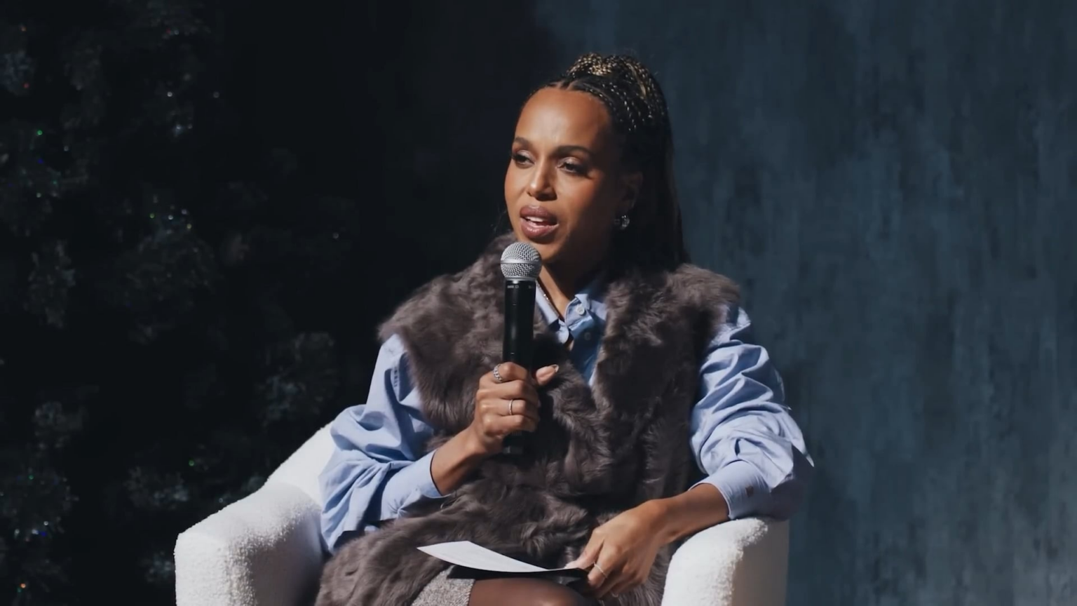 Kerry Washington: “We can no longer say, 'I just don't really wanna talk about politics’ or like ‘I don't know, it's just not really my thing.’ Like it’s your thing, because you live here.”