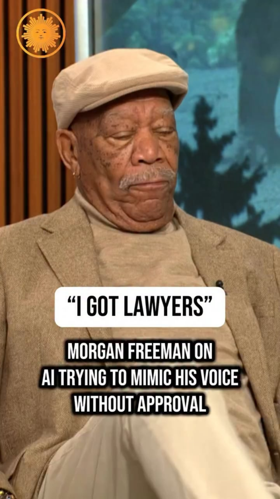 Morgan Freeman on AI trying to mimic his voice without permission: ‘I got lawyers’
