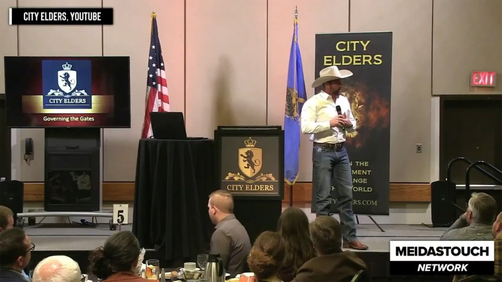 Now confirmed secretary of homeland security, Markwayne Mullin, talking about physically punishing his daughter Larra in 2023 while she was in the audience
