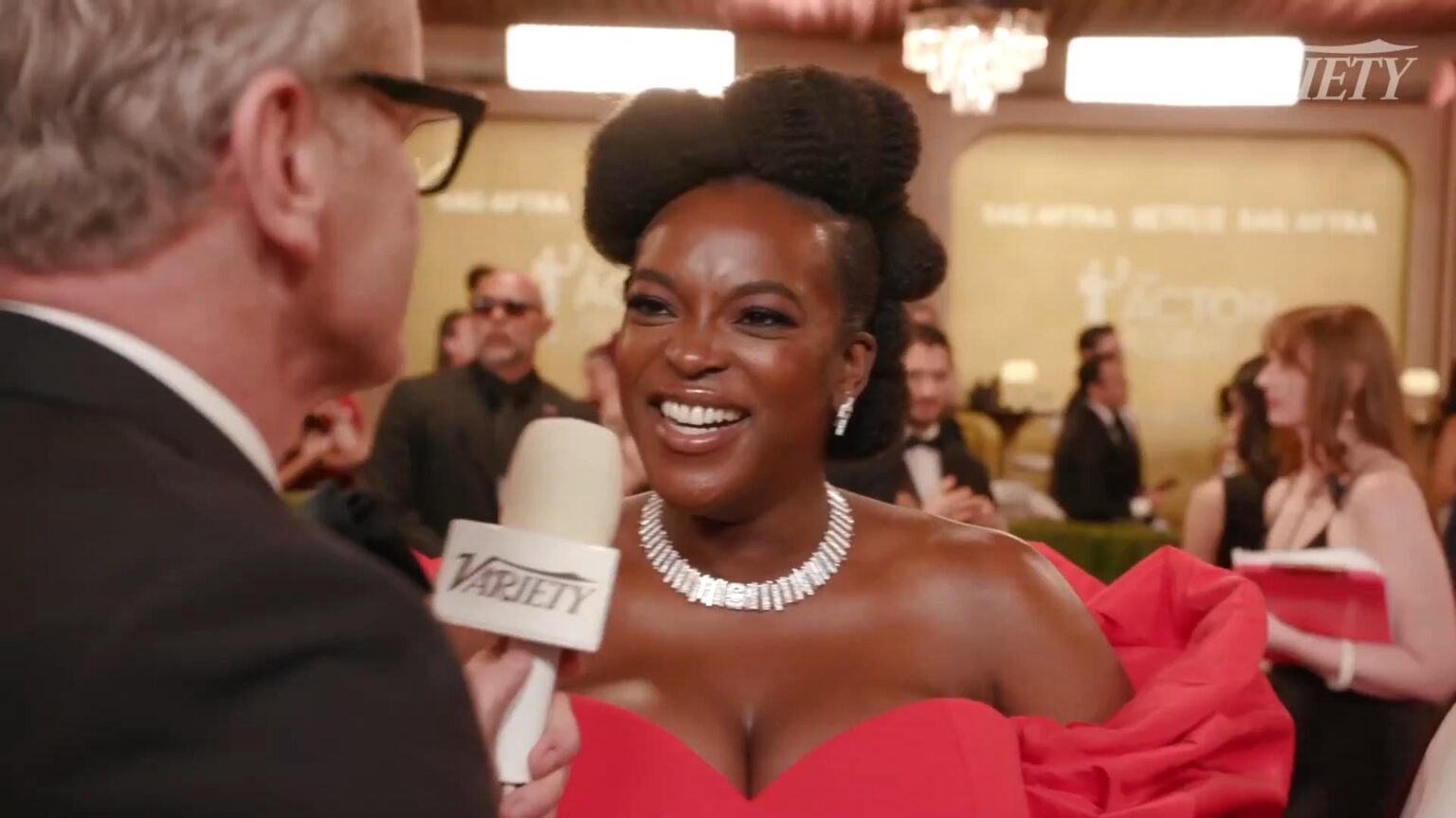 Wunmi Mosaku slams ICE as “atrocious” at the Actor Awards: “I don’t believe in what this administration is inflicting on the people in this country.”