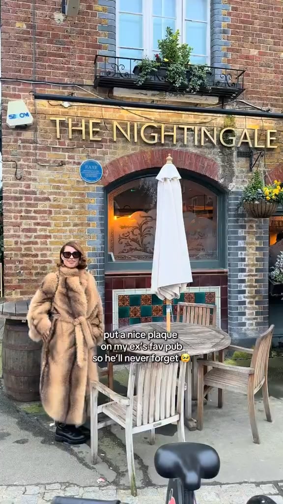 RAYE reveals that a plaque with her name on it has been installed on her ex-boyfriend's favourite pub: "so he'll never forget 🥹"