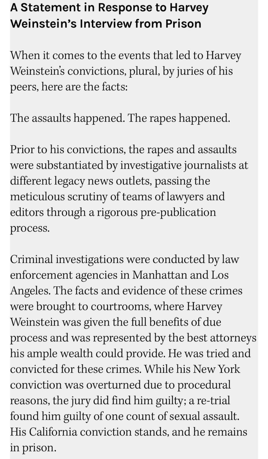 Rosanna Arquette: “I have never exaggerated my assault. Ever. My account of what happened has never changed… There was/is no ‘club’ to belong to as a Harvey Weinstein assault survivor. Being a survivor of assault or rape is not a club. I can’t believe that has to be said.”