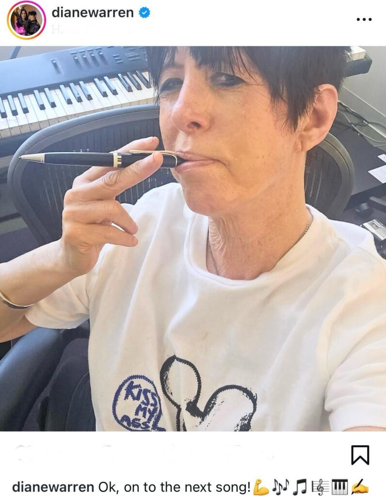 Dianne Warren is back to work after her 17th Oscar loss: “Ok, on to the next song! 💪🎶🎵🎼🎹✍️”