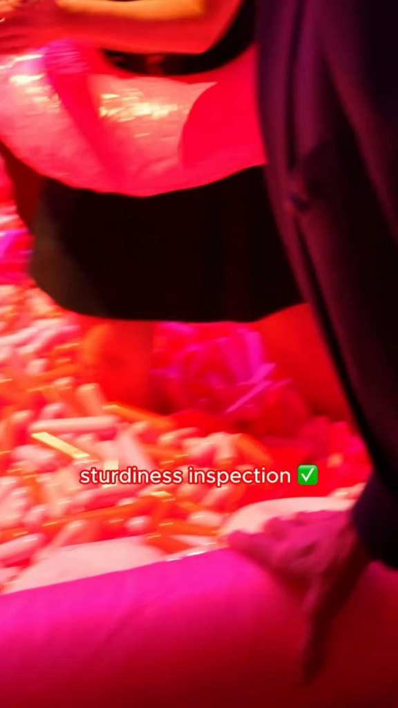 After being honored at the Children's & Family Emmy Awards with a lifetime achievement award, Bill Nye jumped into a pit of sprinkles to celebrate