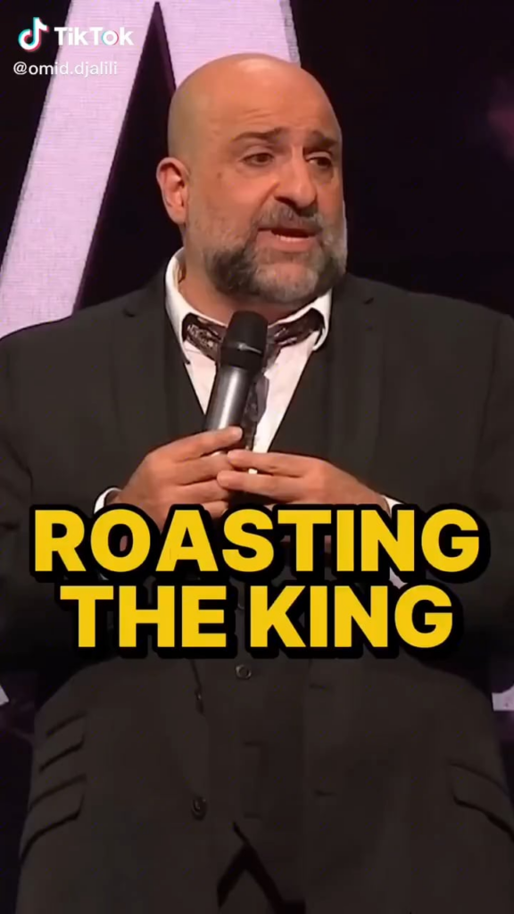 Omid Djalili told this joke about the then Prince Charles at the Royal Variety Performance in 2018 (who was in the audience)