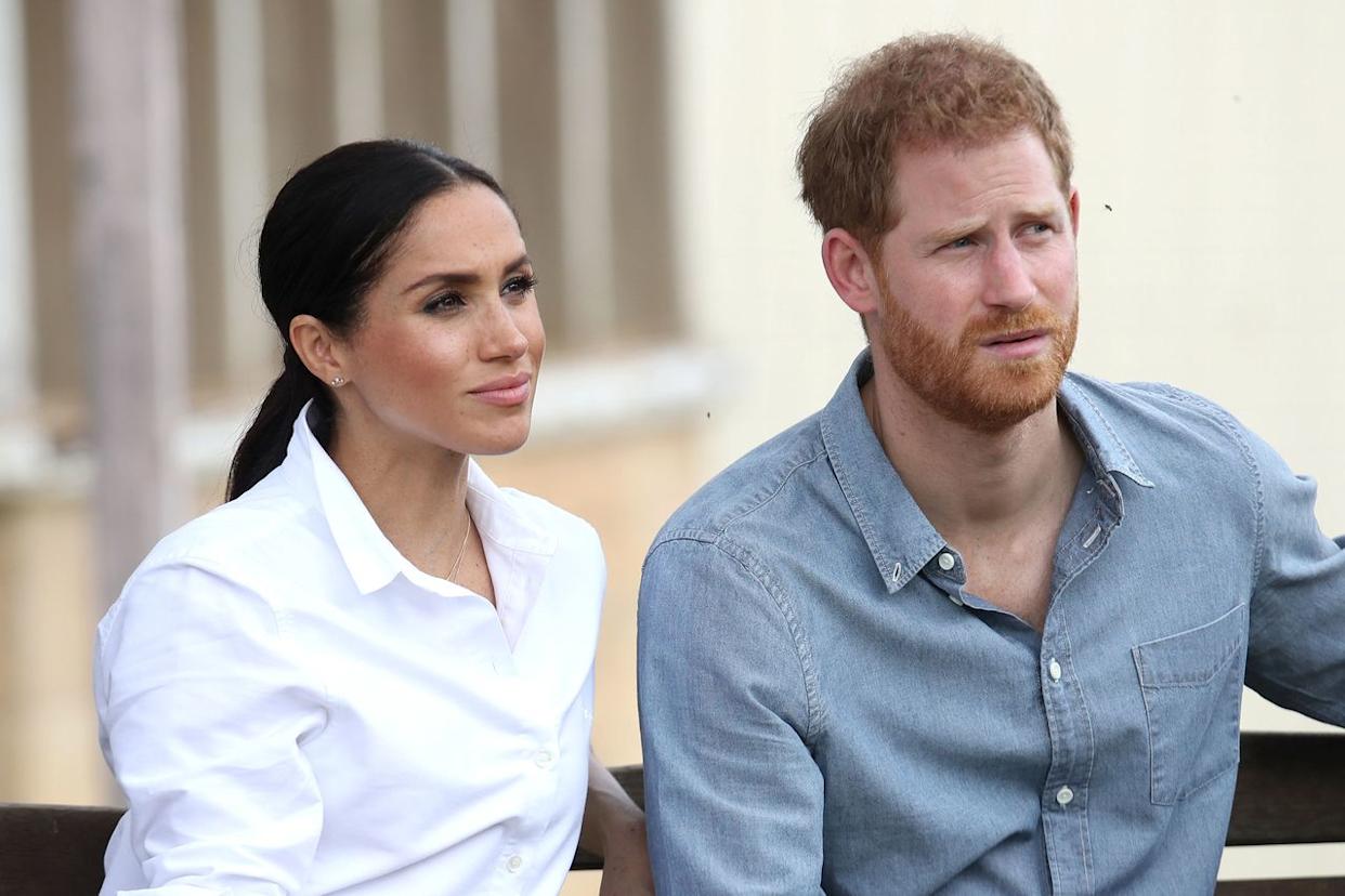 Meghan Markle and Prince Harry on October 17, 2018Credit: Getty