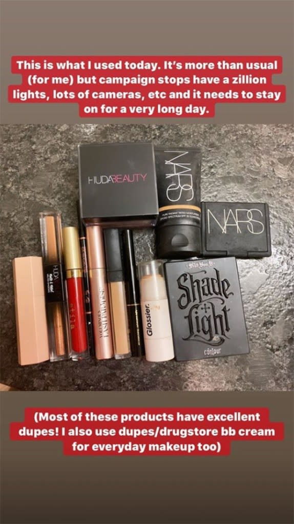 AOC offered some makeup 101 tips to her Instagram followers back in 2019. AOC/Instagram