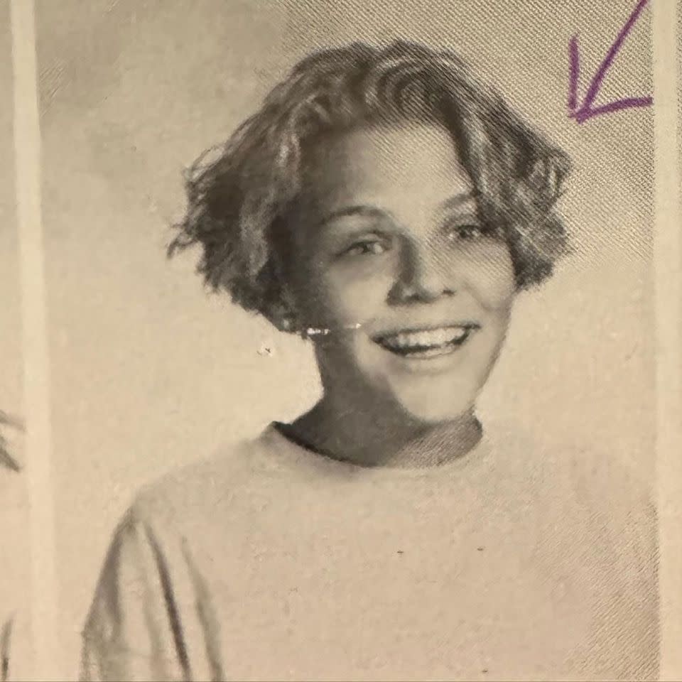 A yearbook photo of Busy Philipps, circa 1991Credit: busy philipps/instagram
