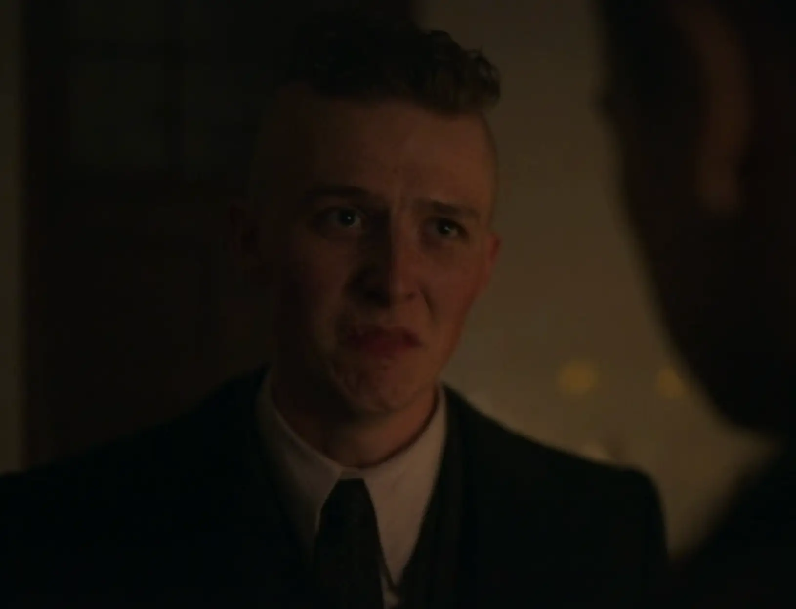 Finn Shelby tells Duke he is coming for him in his last appearance (BBC)