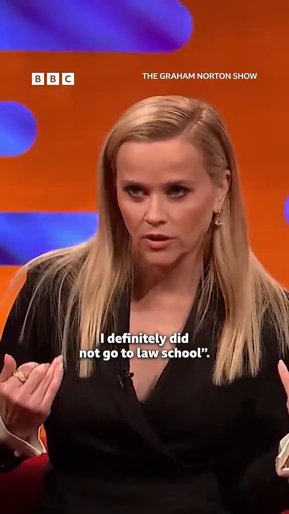 Reese Witherspoon says to go to jury duty: "Somebody has to be the foreman and they unanimously, 'Her. You went to law school.' Y'all, this is really upsetting. I started realizing people don't know much about the law. If you get picked, please do it. Some bad stuff goes down in there, y'all."