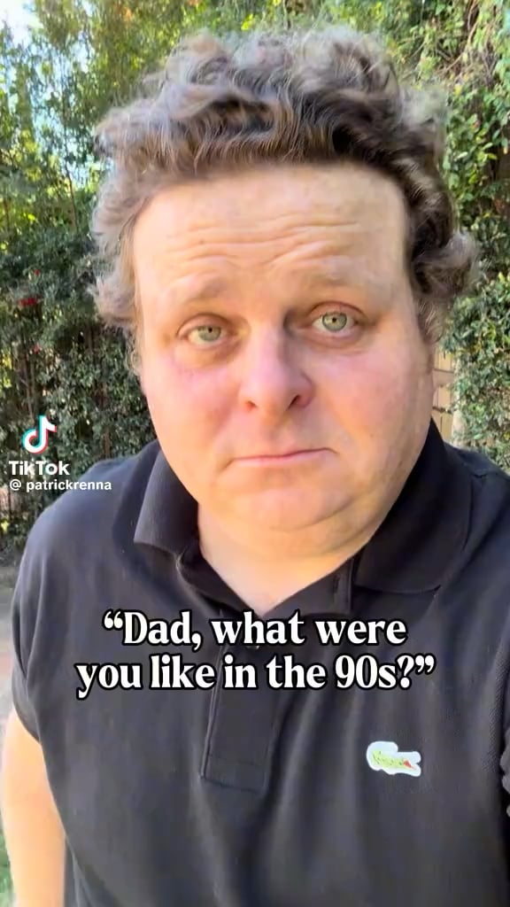 The Sandlot’s Patrick Renna does the "what were you like in the 90s?” trend