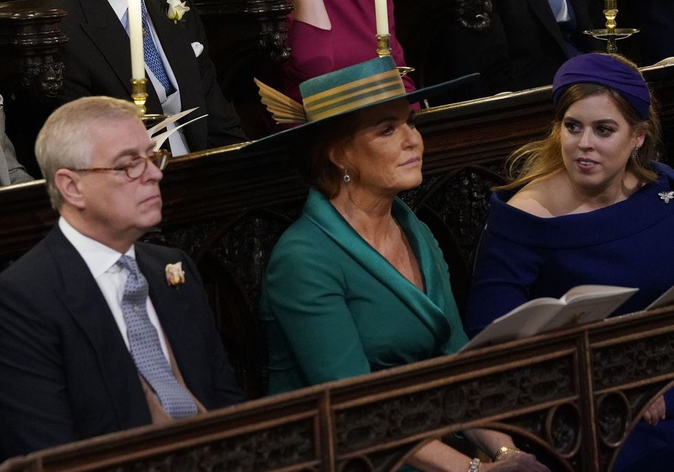 Andrew Mountbatten-Windsor, Sarah Ferguson, Princess Beatrice