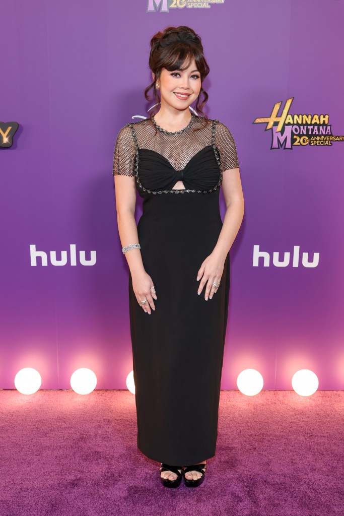 Anna Maria Perez de Tagle attends the "Hannah Montana 20th Anniversary Special" premiere