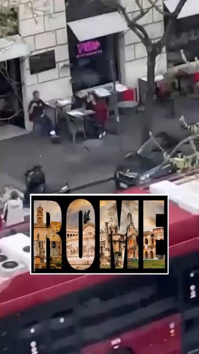 Shia LaBeouf was spotted crashing out after appearing agitated with a woman sitting next to him outside a restaurant in Rome, Italy