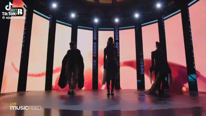 2026 Brit Awards Performance Of Golden By Huntr/x Ejae, Rei Ami, and Audrey Nuna