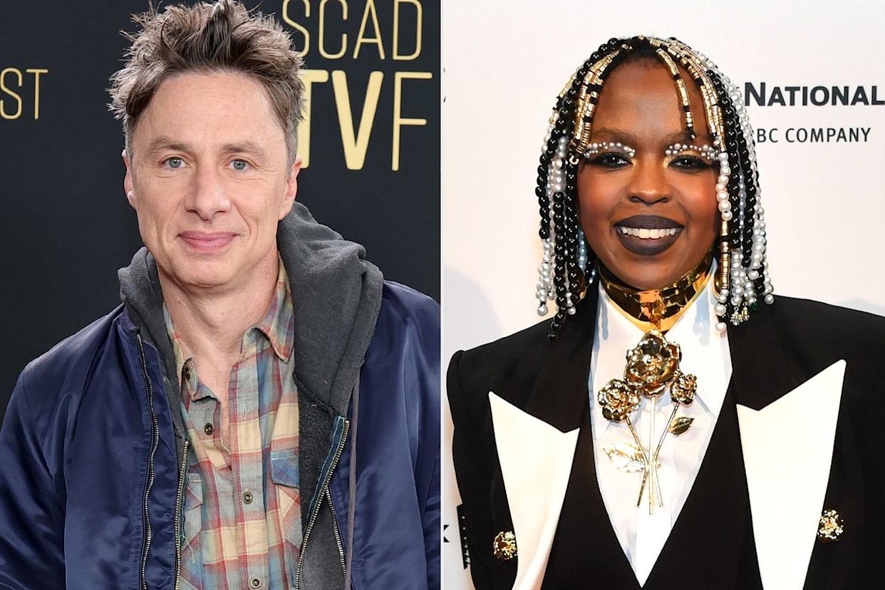 Zach Braff; Lauryn HillCredit: Dia Dipasupil/Getty; Sarah Morris/Getty
