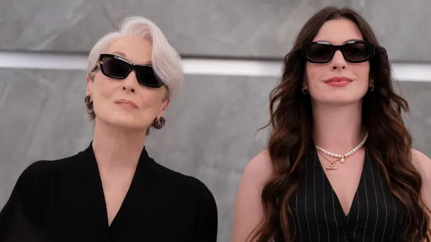 Meryl Streep and Anne Hathaway star in 'The Devil Wears Prada 2.' (Walt Disney Studios)