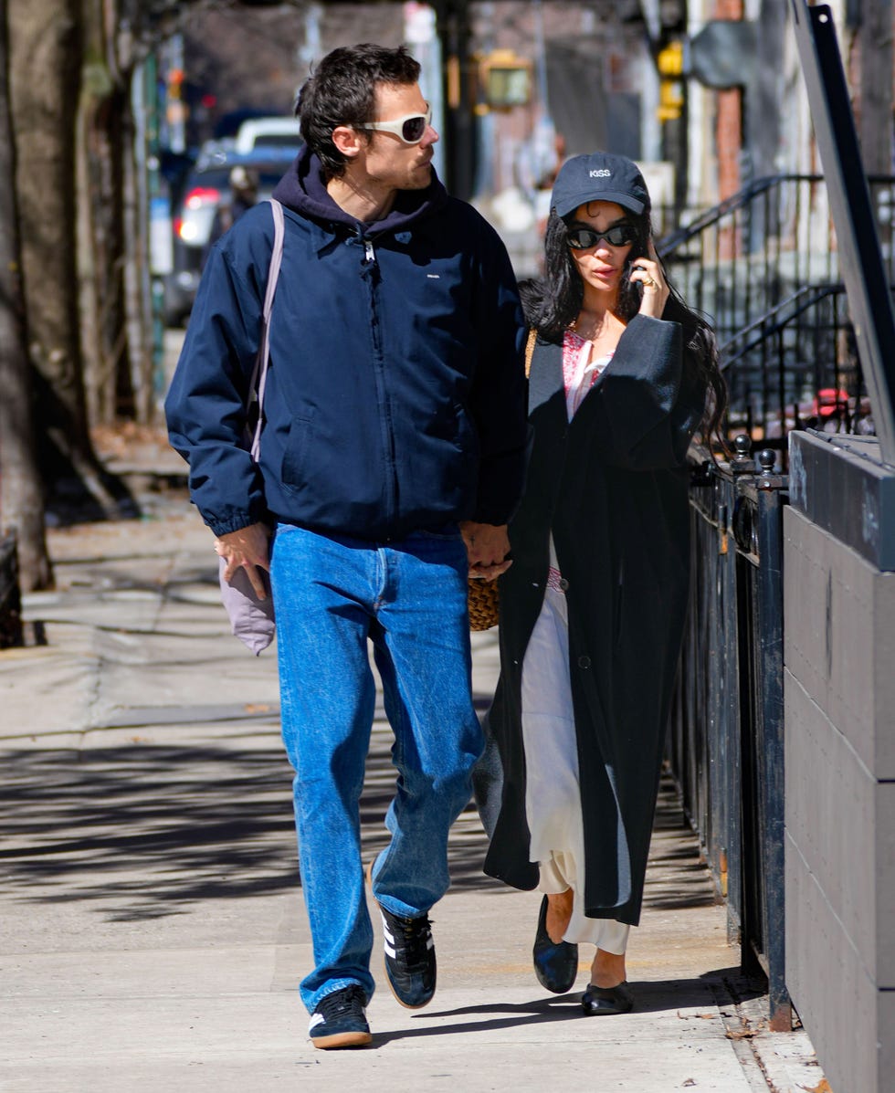 new york, ny march 09 harry styles and zoe kravitz are seen on march 09, 2026 in new york city photo by xnystar maxgc images