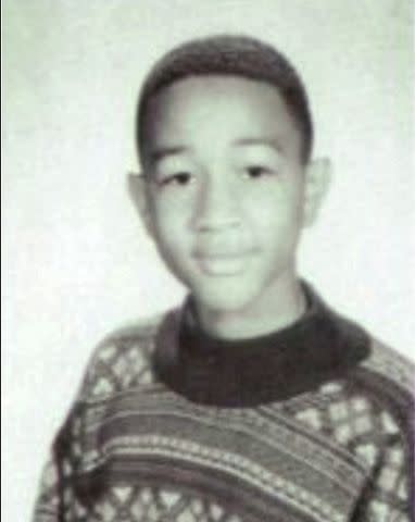 A yearbook photo of John Legend in 1993Credit: Classmates.com