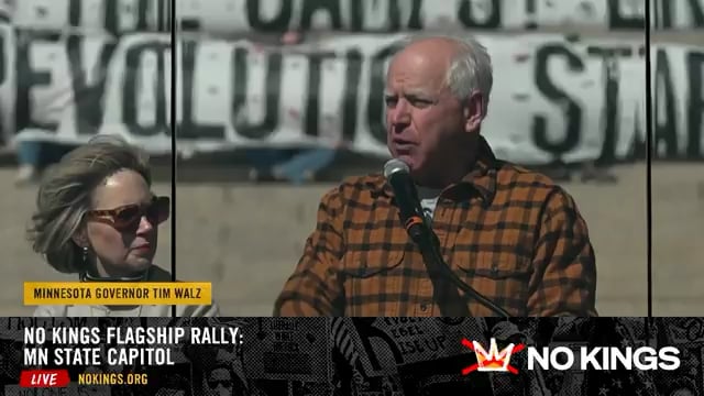 Tim Walz at No Kings protest: Don’t ever mistake our kindness for weakness. We demand justice for Renee Good and Alex Pretti. We demand justice for every single person who was hurt or traumatized. We will never forget what they did