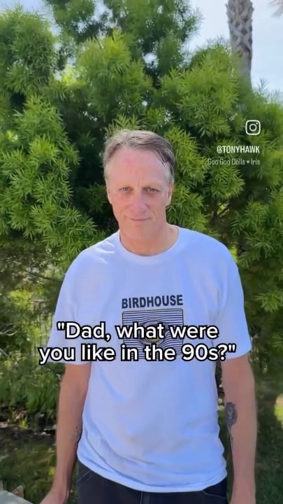 Tony Hawk winning the Trend