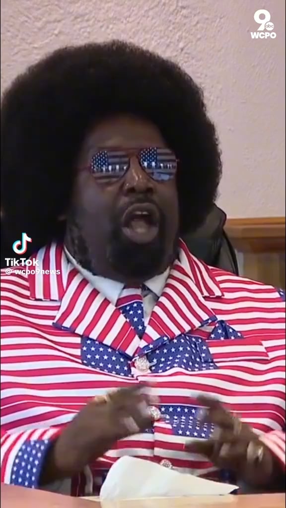 Afroman took the stand to defend the videos and songs he made showing police officers wrongfully raiding his house: "Me having the freedom of speech as an American to talk to my family, friends and fans about what the sheriff's did to my home. Yes, I had the right to my freedom of speech"