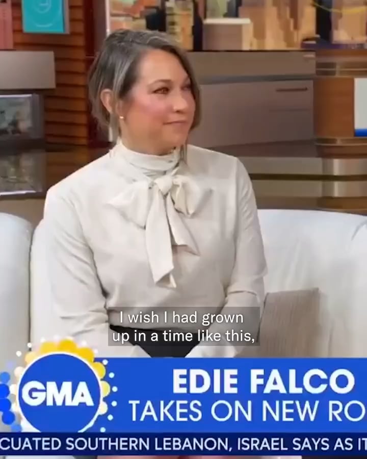 Edie Falco: “I think that may be our one job on this planet, is to let your body & face change as you get older. And to realize you're older, that means that you get to live longer. And if your face looks older, it's not like you did something wrong, it means that you're blessed with that fact.”
