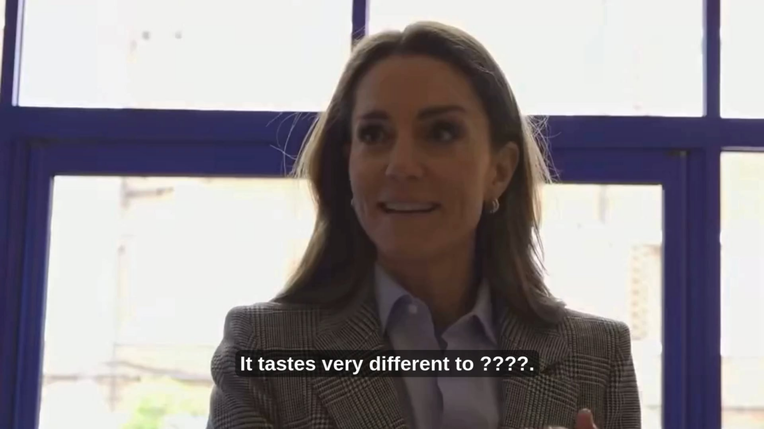 William jokes about Catherine's love of bees at Borough Market yesterday - 'She knows a lot about bees. Be careful what you say, you might be corrected!'