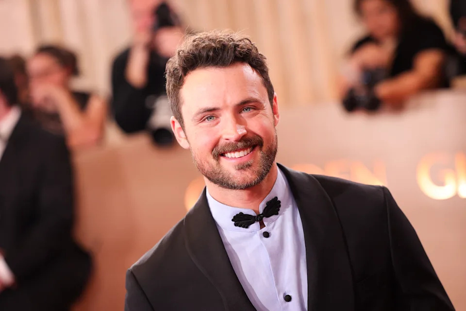 Dylan Efron at the 83rd Annual Golden Globes held at The Beverly Hilton on January 11, 2026 in Beverly Hills, California. (Photo by Maya Dehlin Spach/2026GG/Penske Media via Getty Images)
