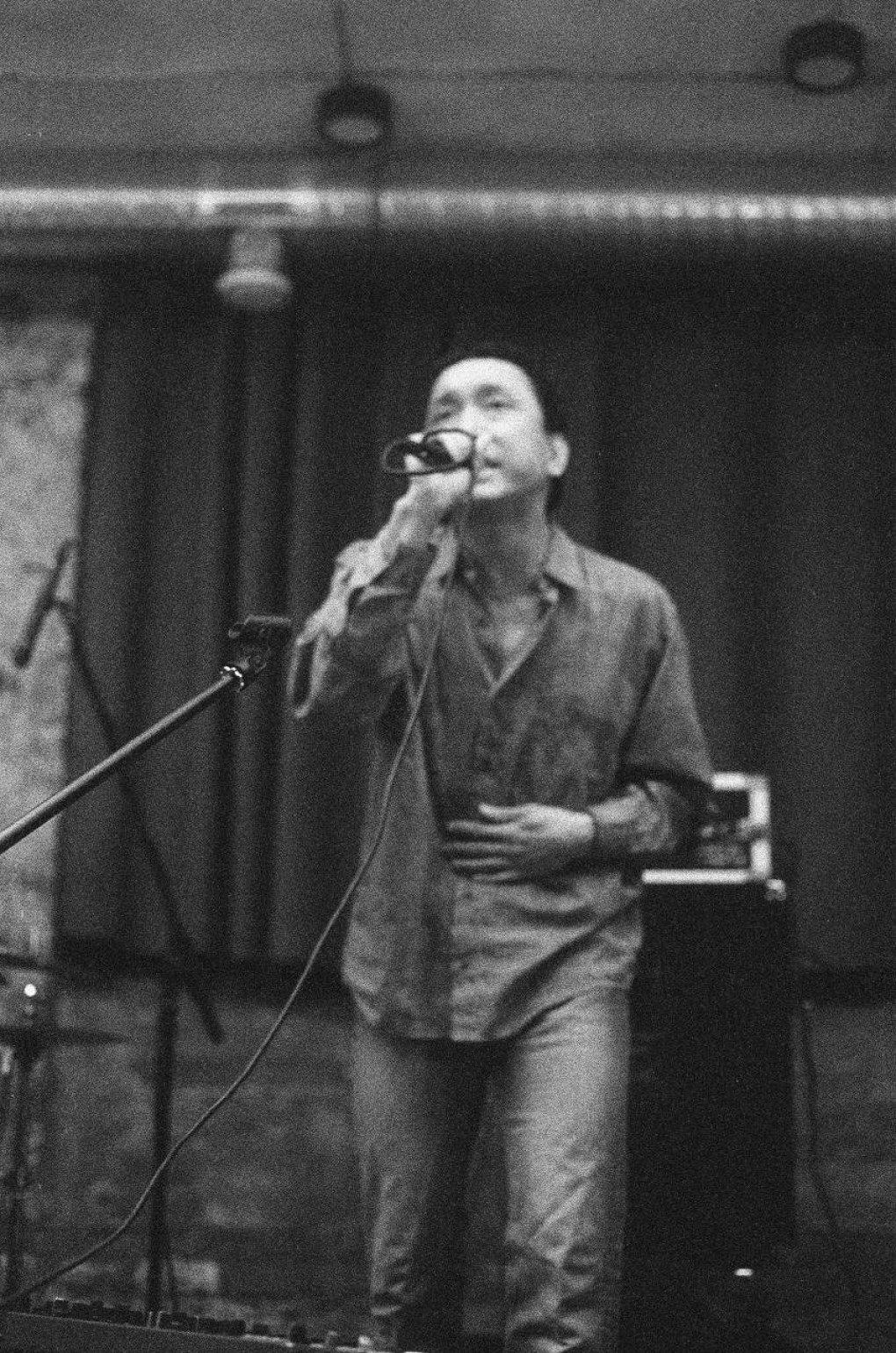 Heavenphetamine performs at an underground venue in Ukraine during a wartime tour. (Source: press office) Heavenphetamine performs at an underground venue in Ukraine during a wartime tour. (Source: press office)