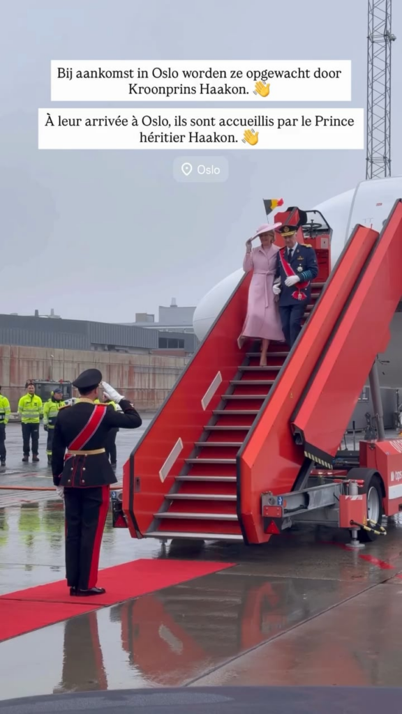 King Philippe and Queen Mathilde Arrive in Norway for the State Visit