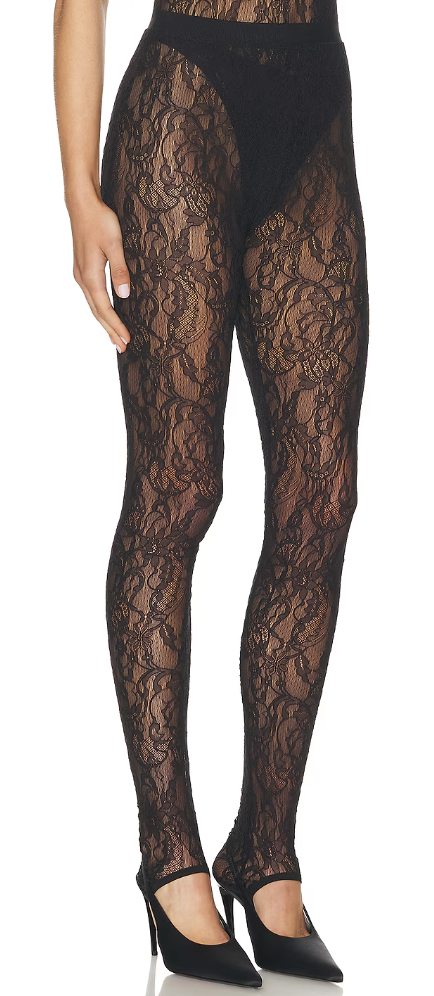 Wardrobe.NYC, Lace Stirrup Legging