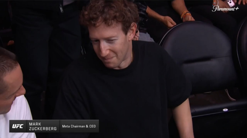 Mark Zuckerberg Gets Booed at UFC 326 Event