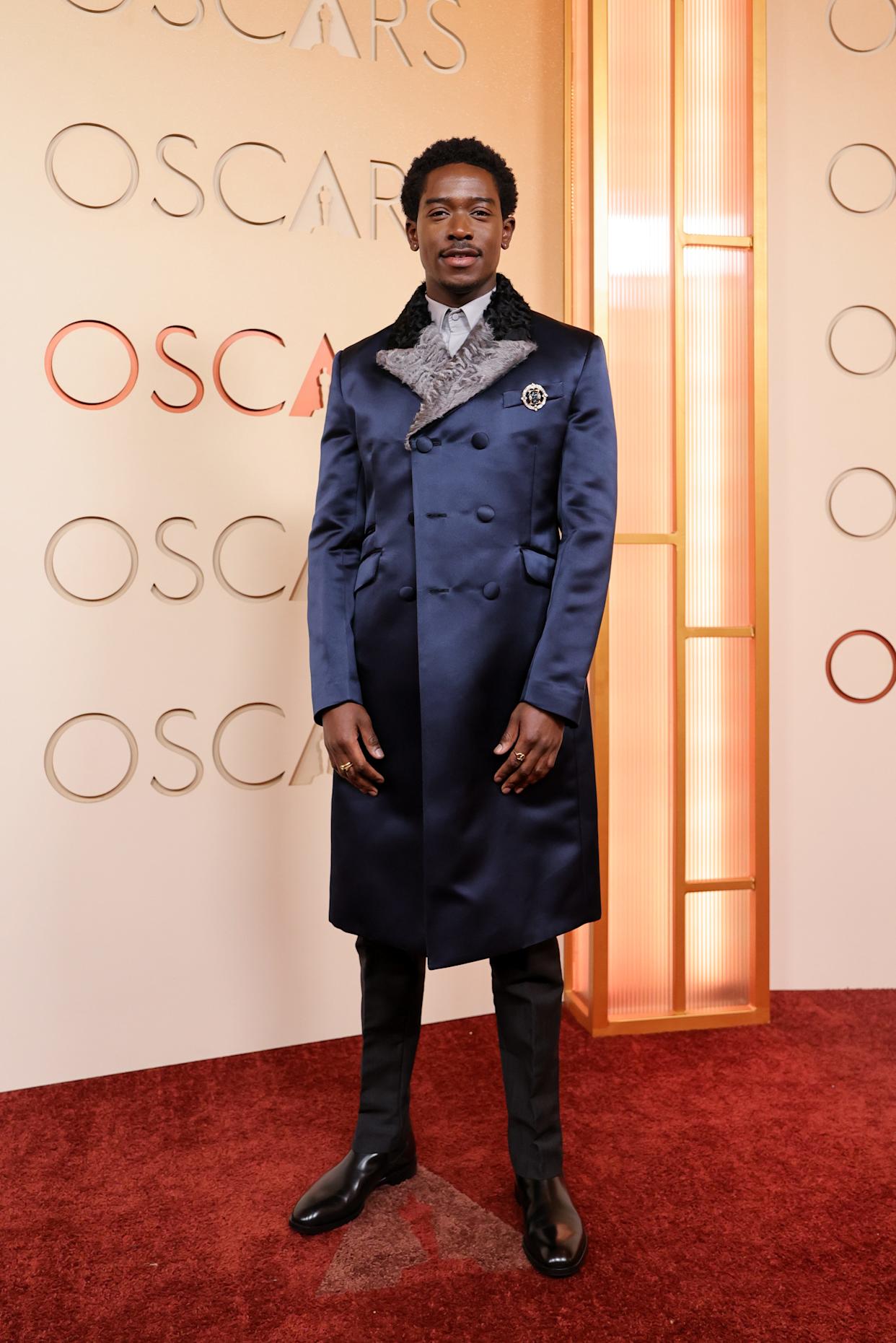 Damson Idris attends the Oscars in March 2026.