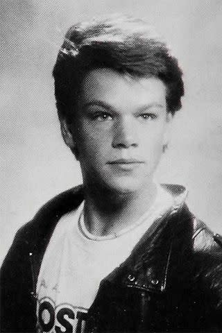 A yearbook photo of Matt Damon in 1988Credit: Ancestry.com