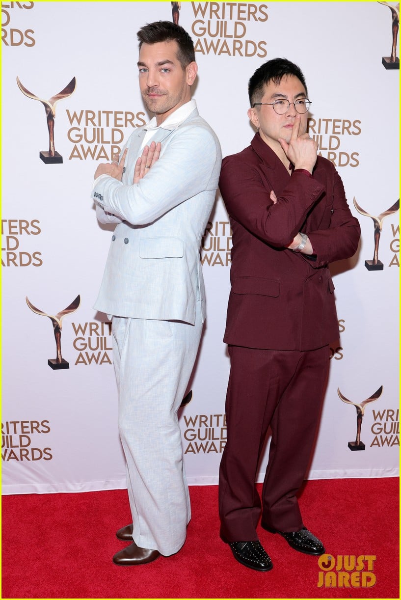 celebrities attend the writers guild awards 2026 055292643