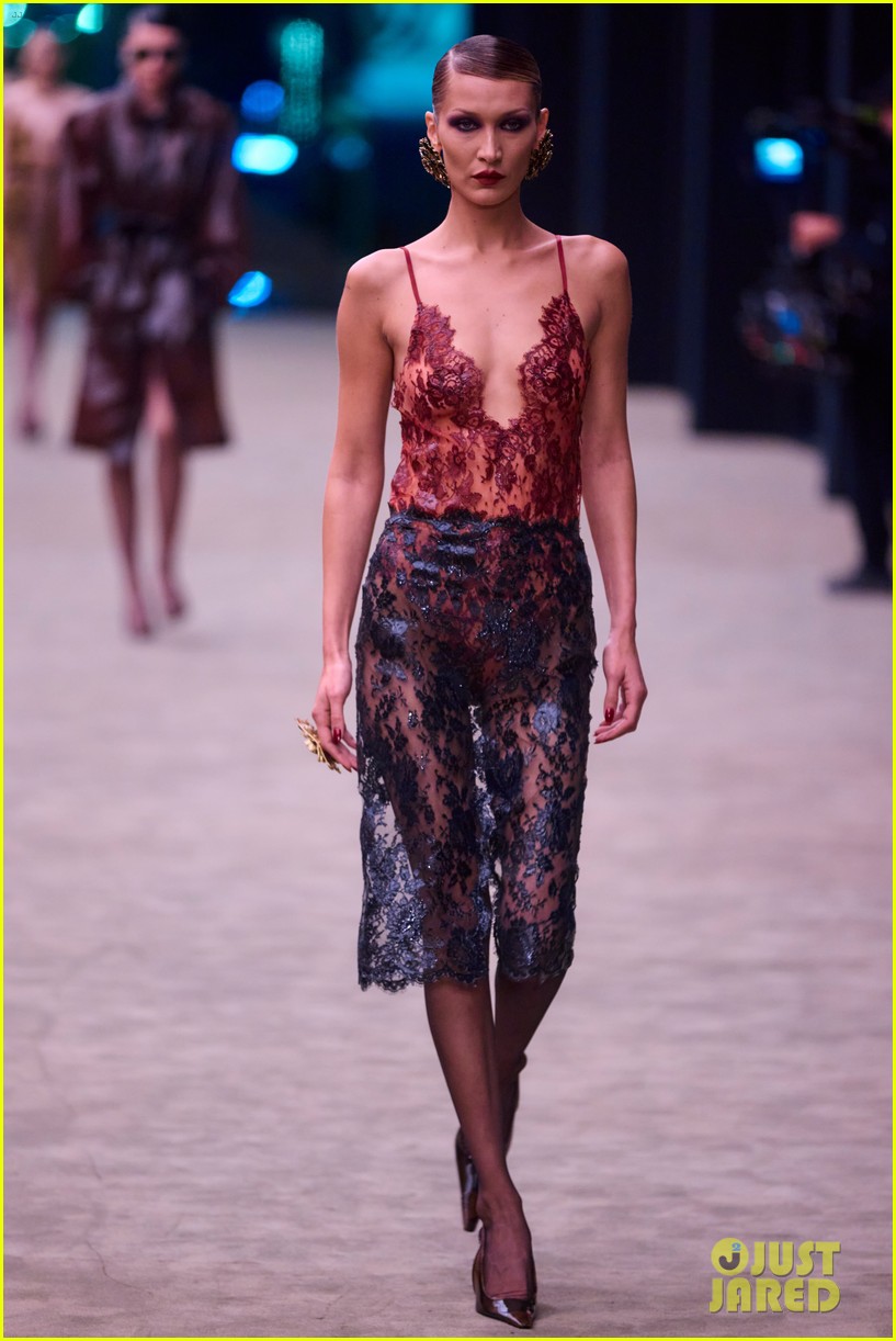 celebrities attending saint laurent womens paris fashion week show 685290659