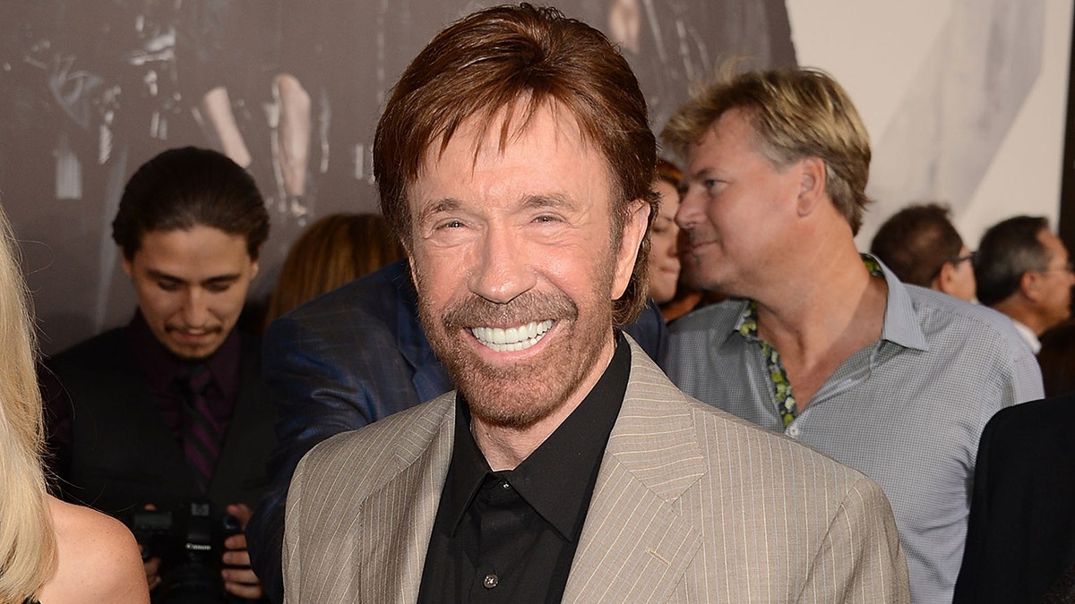 Chuck Norris at the Los Angeles premiere of "The Expendables 2" in August 2012.