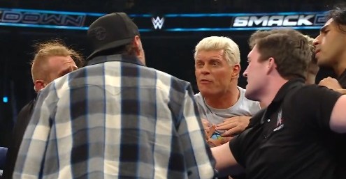 Ass-kicker Cody Rhodes returns to WWE and watches Jelly Roll get RKO’d