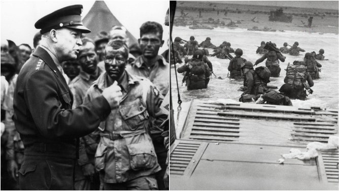 Tributes go viral for 81-year anniversary of D-Day. Photo by MPI/Getty Images and Getty Images)