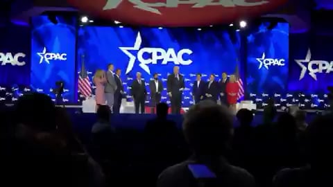 An attempt by Matt Schlapp to hype up the CPAC crowd goes wrong as the crowd cheers when he asks them "How many of you would like to see impeachment hearings?" His reply to the cheers is "That was the wrong answer..."