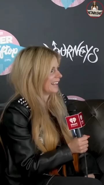 Avril Lavigne is asked for tips on how to stay looking young