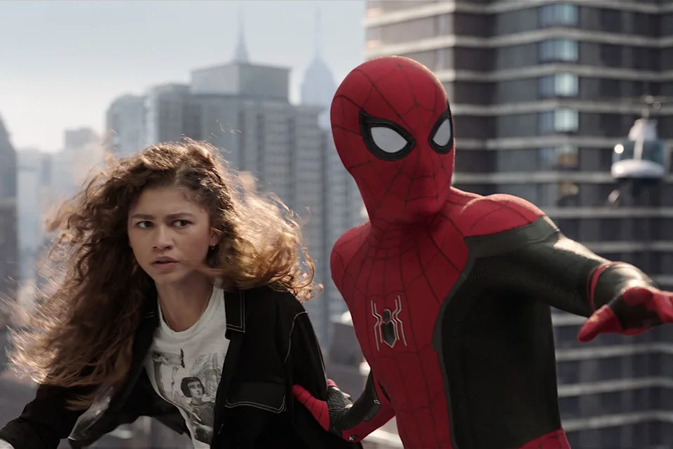 Zendaya and Tom Holland in 'Spider-Man: No Way Home'Credit: Sony Pictures Releasing /Marvel Entertainment / Courtesy Everett Collection