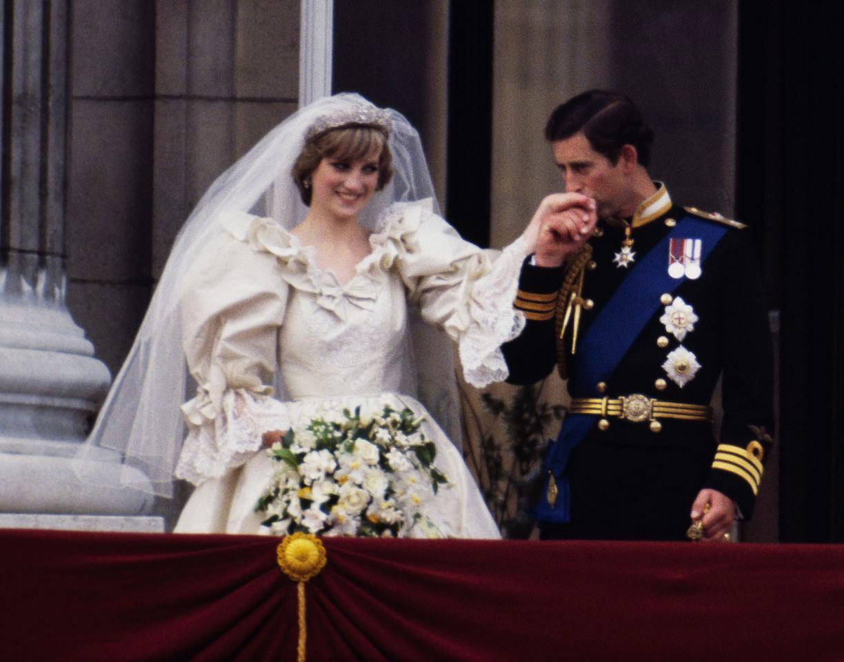 Princess Diana and Prince Charles on July 29, 1981Credit: Getty