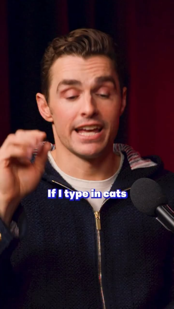 Dave Franco says being a “single weird cat guy” weeded out his dating pool, and Alison Brie was the only one interested in him and his two 18-pound cats