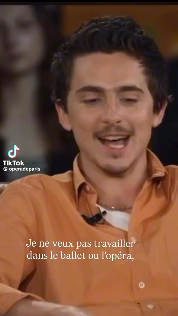 The National Paris Opera responds to Timothée Chalamet: "Plot twist: ping-pong also exists at the opera Timothée Chalamet 🏓🎭"