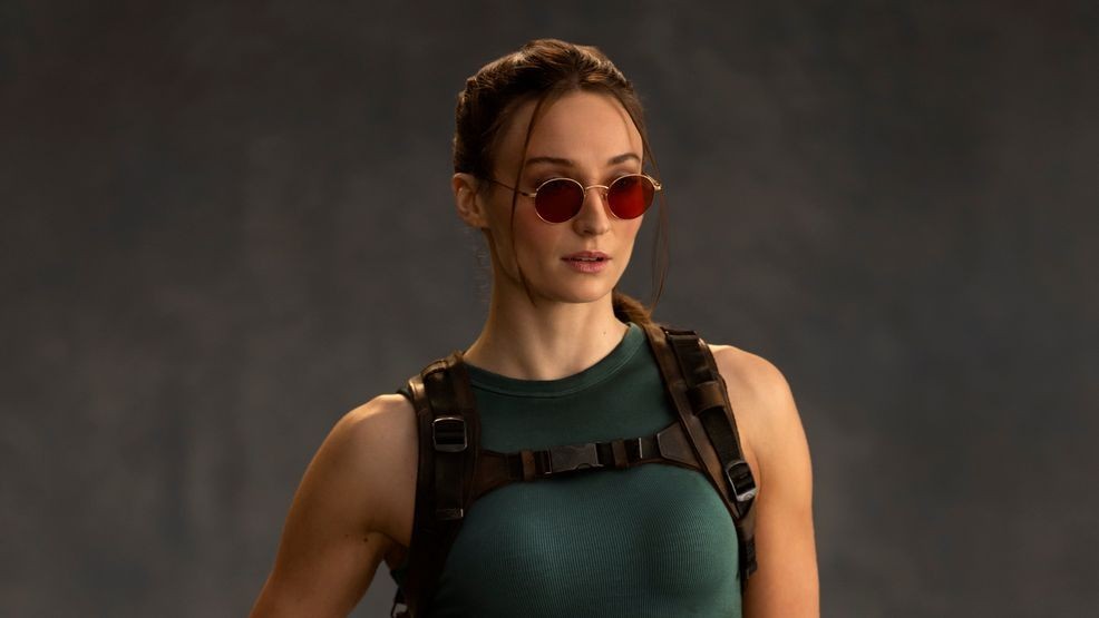 Sophie Turner as Lara Croft (Courtesy: Prime Video)