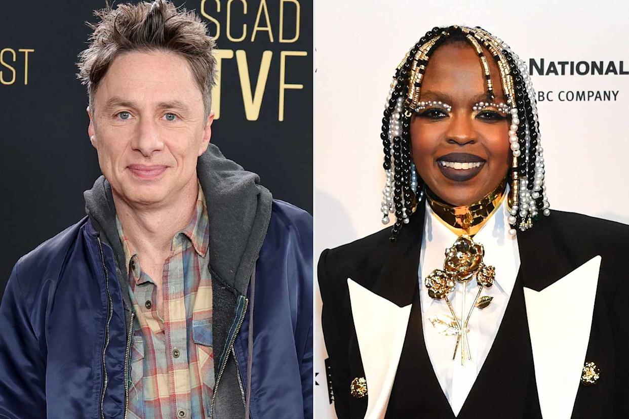 Zach Braff; Lauryn HillCredit: Dia Dipasupil/Getty; Sarah Morris/Getty